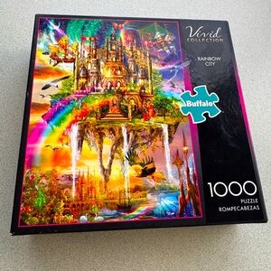 Rainbow city 1000 piece buffalo puzzle